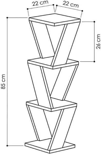 Zena - Blanc & Noyer | Zora Decor