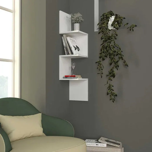 Zikzak -  Étagère Murale d’Angle