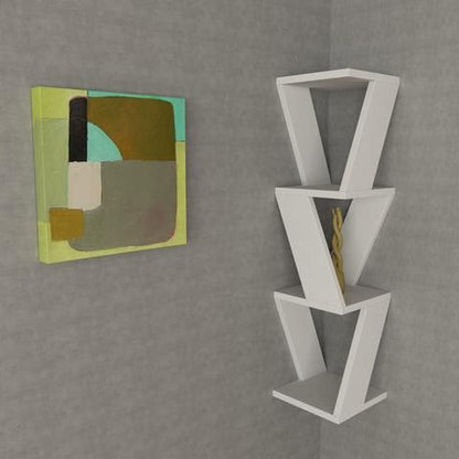 Zena - Blanc & Noyer | Zora Decor